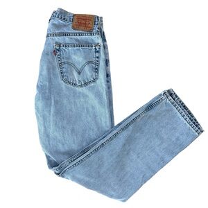 Vintage 505 Light Blue Levi’s Denim Jeans - Regular Fit Men’s 34x34